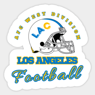 Los Angeles Football Vintage Style Sticker